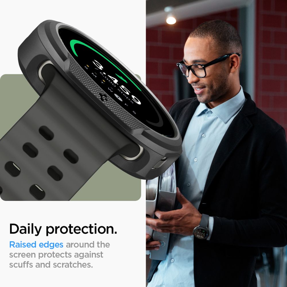 Coque Liquid Air Samsung Galaxy Watch 8 44mm, Black