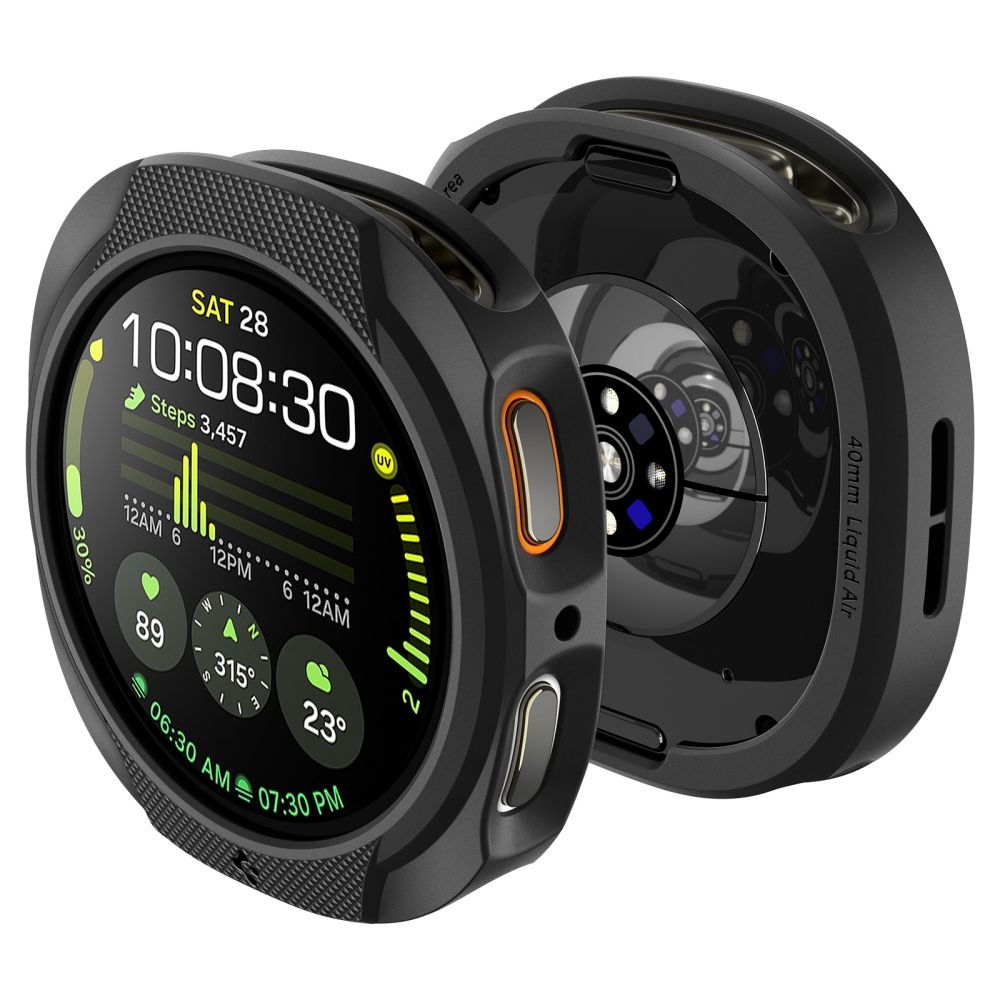 Coque Liquid Air Samsung Galaxy Watch 8 44mm, Black