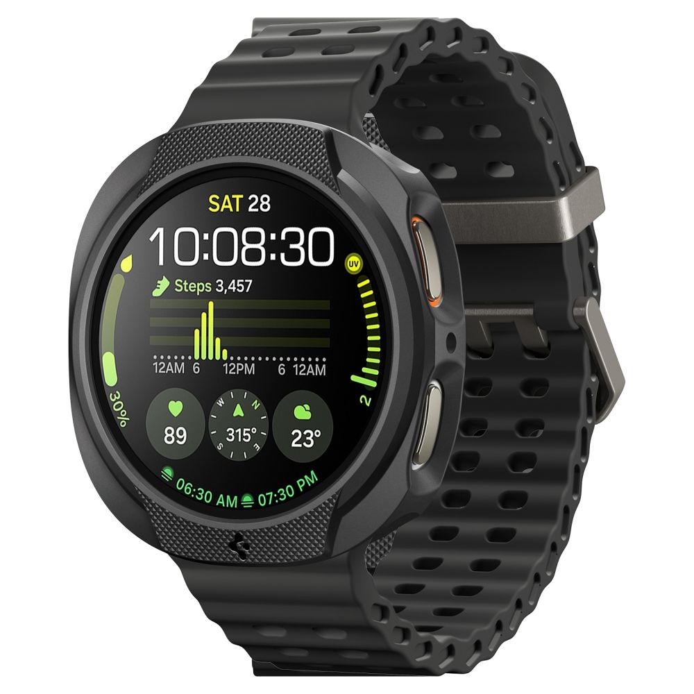 Coque Liquid Air Samsung Galaxy Watch 8 44mm, Black