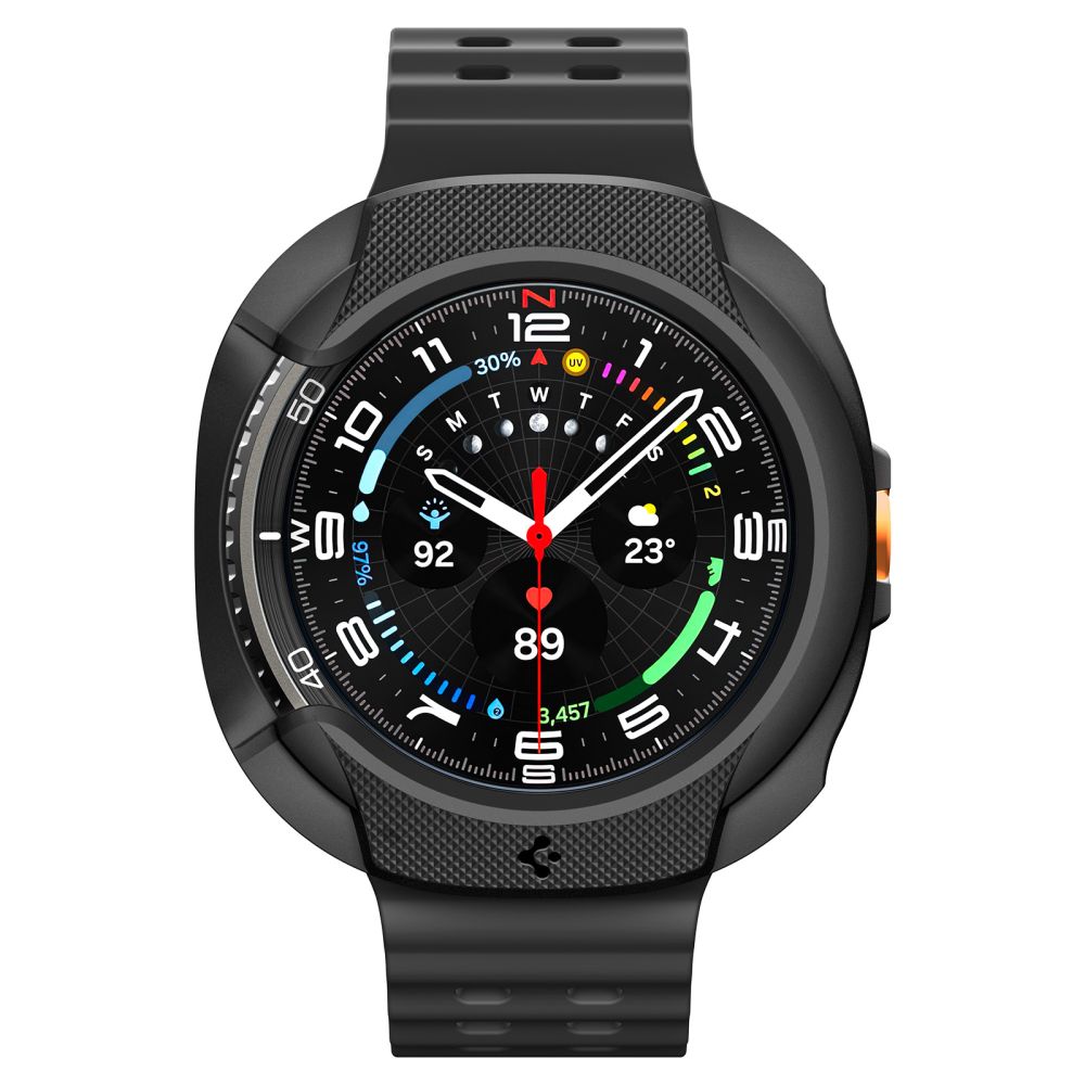 Coque Liquid Air Samsung Galaxy Watch 8 Classic, Black