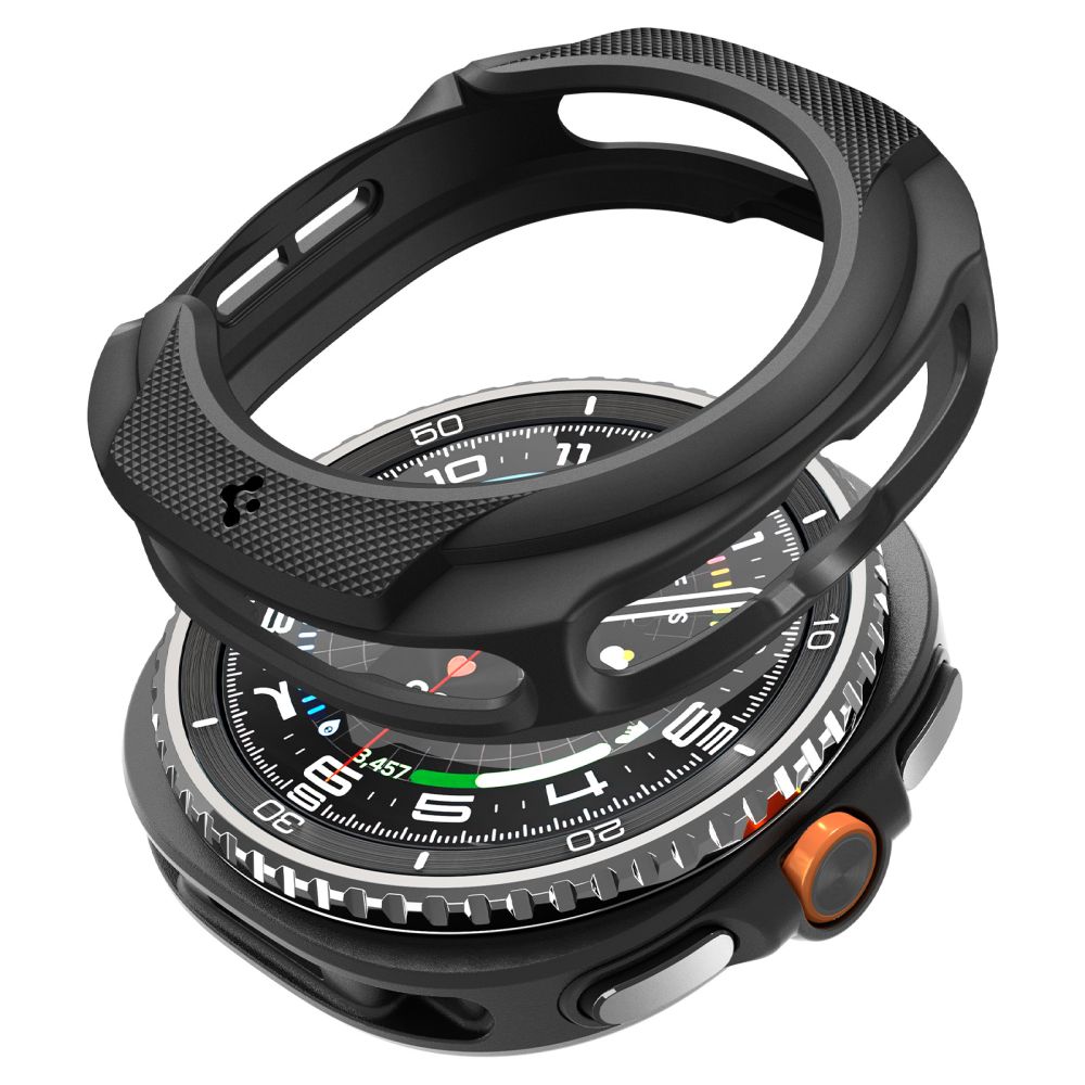 Coque Liquid Air Samsung Galaxy Watch 8 Classic, Black