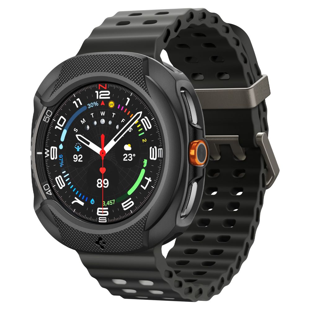 Coque Liquid Air Samsung Galaxy Watch 8 Classic, Black