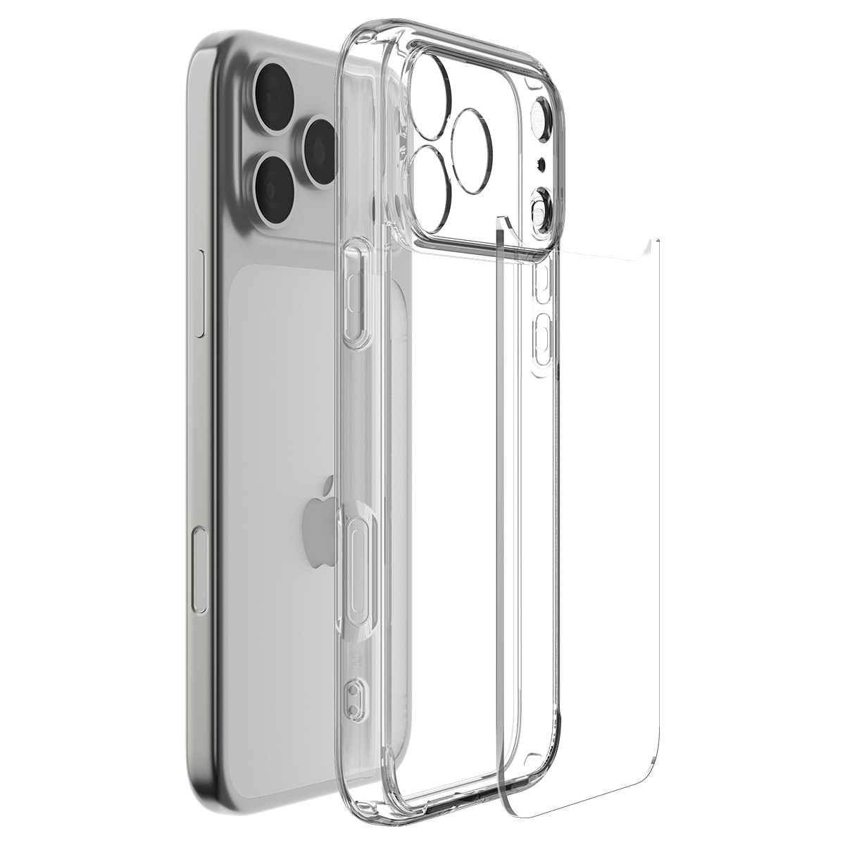 Coque Ultra Hybrid iPhone 17 Pro Max, Crystal Clear
