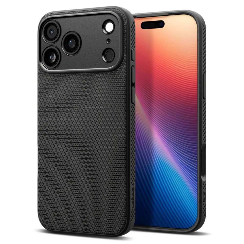 Coque Liquid Air iPhone 17 Pro Max, Matte Black