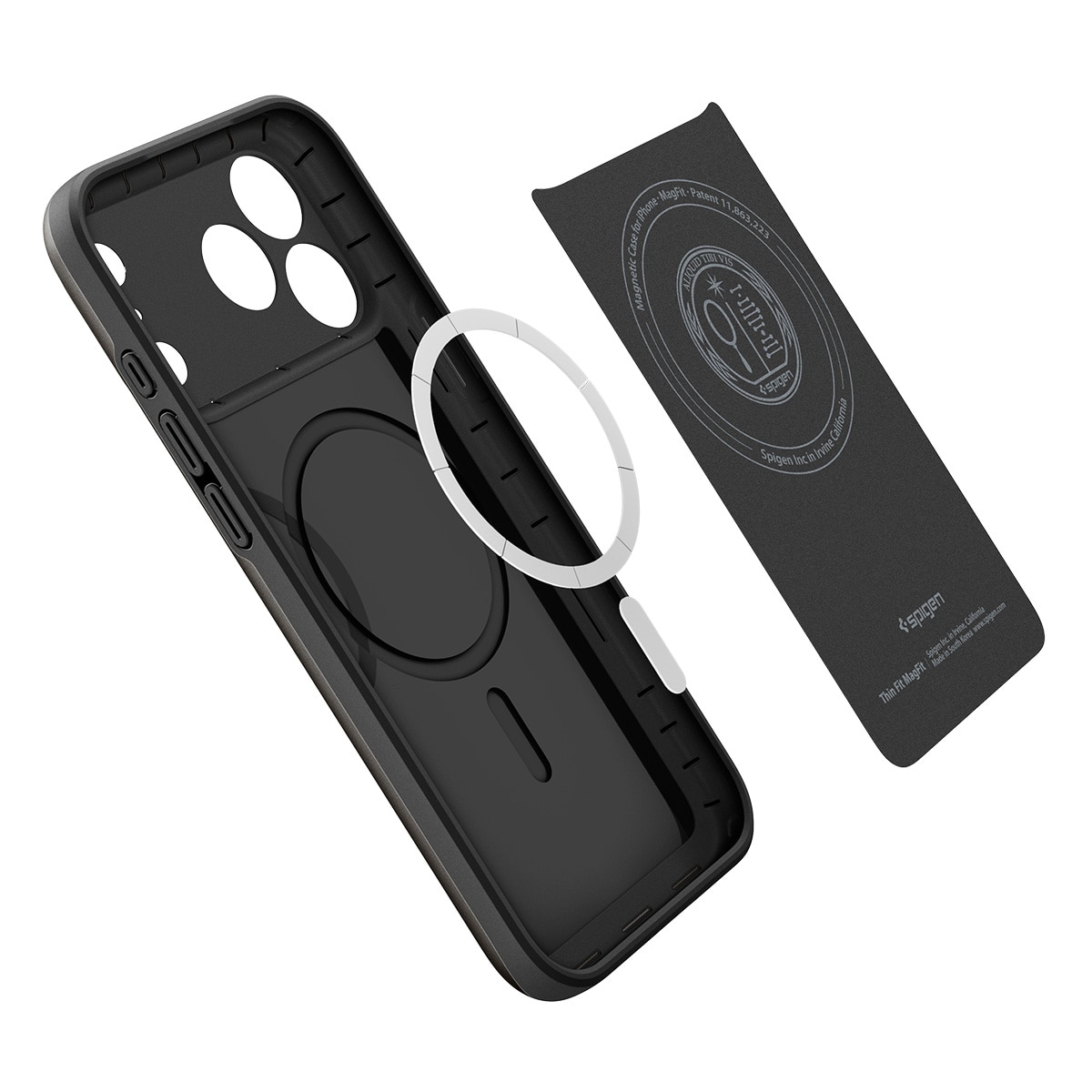 Coque Thin Fit MagSafe iPhone 17 Pro, Black