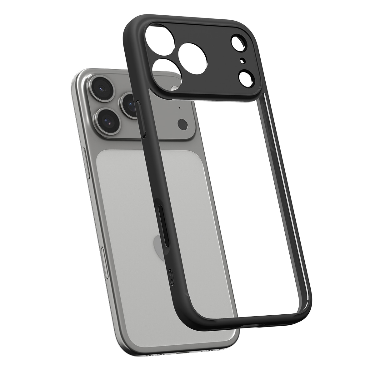 Coque Ultra Hybrid iPhone 17 Pro, Matte Black