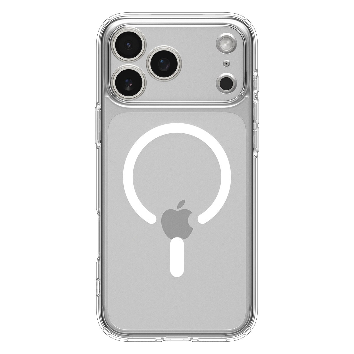 Coque Ultra Hybrid MagSafe iPhone 17 Pro, Clear White