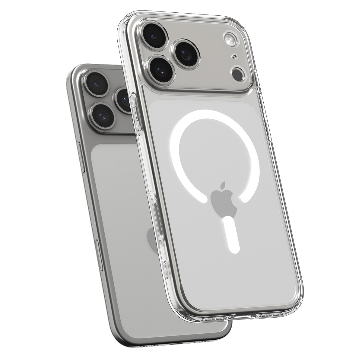 Coque Ultra Hybrid MagSafe iPhone 17 Pro, Clear White