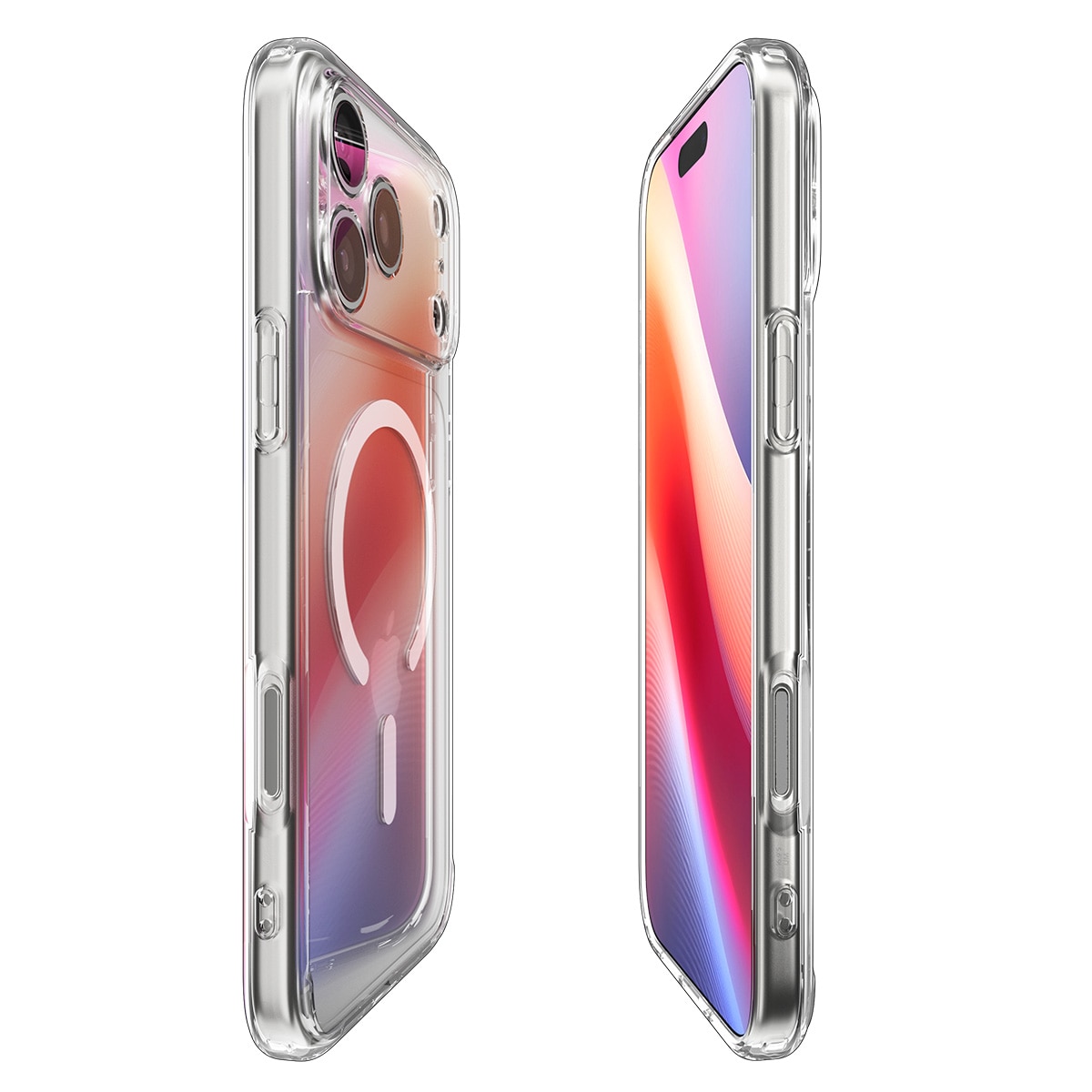 Coque Ultra Hybrid MagSafe iPhone 17 Pro, Clear White