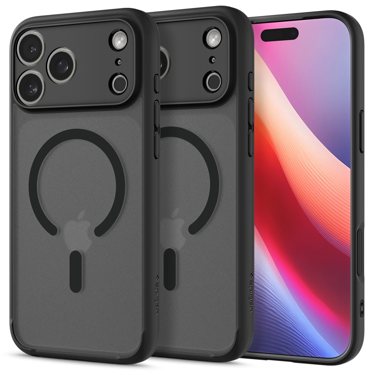 Coque Ultra Hybrid MagSafe iPhone 17 Pro, Frosted Black