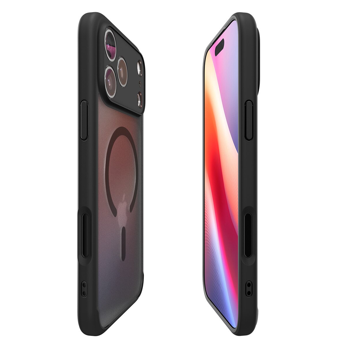 Coque Ultra Hybrid MagSafe iPhone 17 Pro, Frosted Black