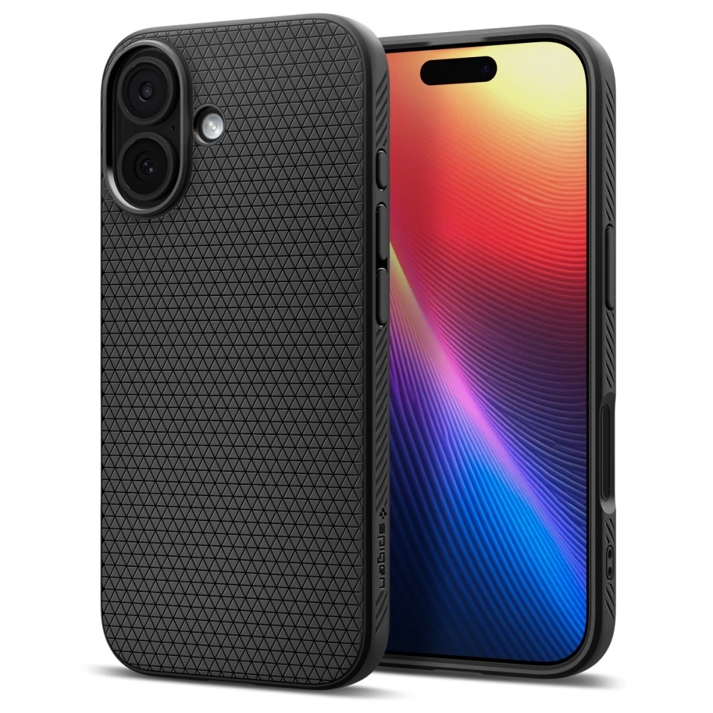 Coque Liquid Air iPhone 17, Matte Black