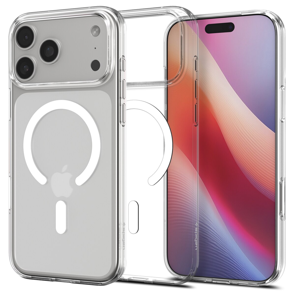 Coque Liquid Crystal MagSafe iPhone 17 Pro Max, Clear White