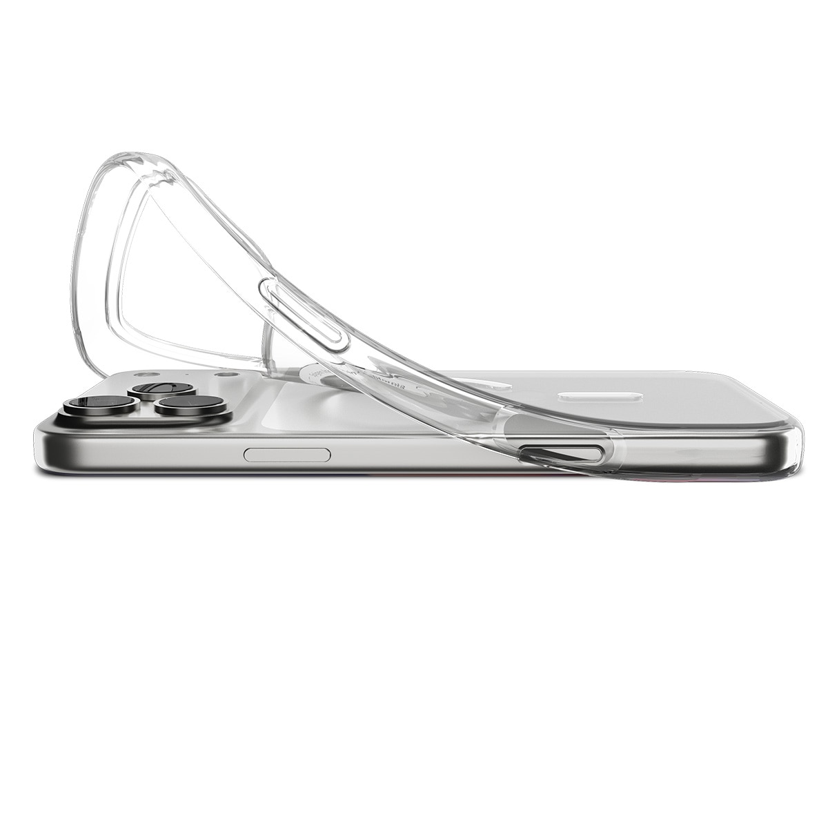 Coque Liquid Crystal MagSafe iPhone 17 Pro, Clear White