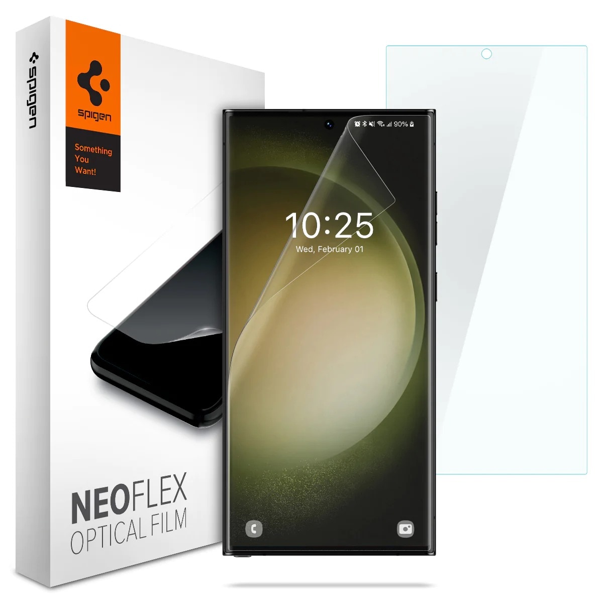 Kit pour Samsung Galaxy S23 Ultra : Coque Liquid Crystal, protecteur d'objectif et Neo Flex