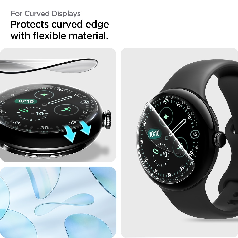 Protecteur d'écran EliteShield EZ Fit (2 pièces) Google Pixel Watch 3 41mm