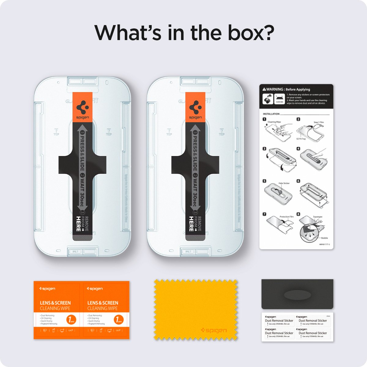Screen Protector GLAS.tR EZ Fit (2 pièces) iPhone 16e
