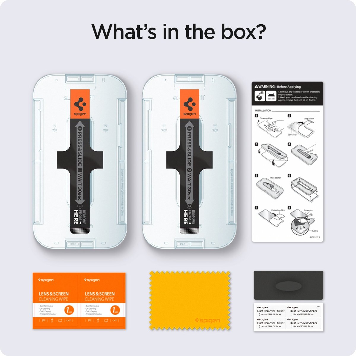 Screen Protector GLAS.tR EZ Fit (2 pièces) iPhone 16e