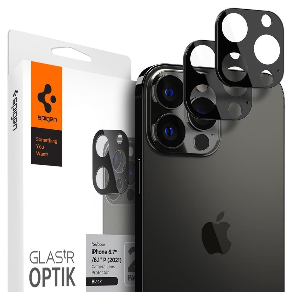 Optik Lens Protector Black (2 pièces) iPhone 13 Pro/13 Pro Max Noir