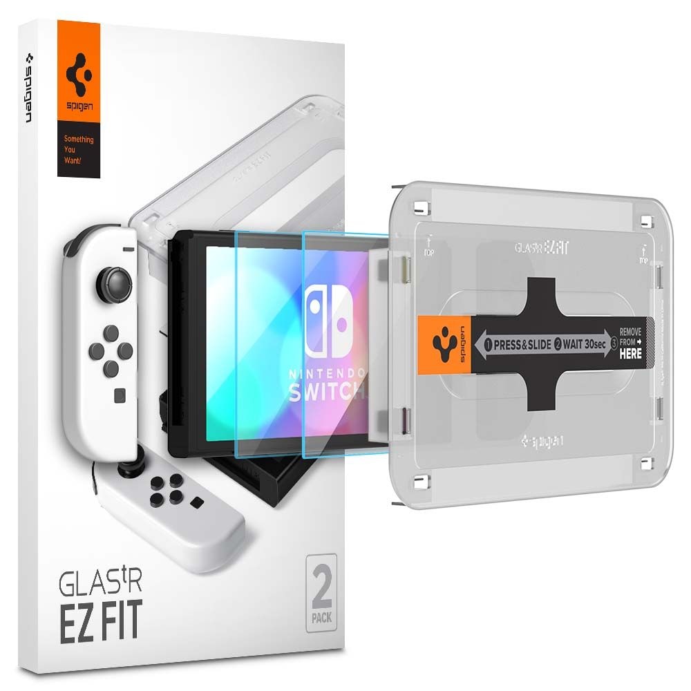 Screen Protector GLAS EZ Fit (2 pièces) Nintendo Switch OLED