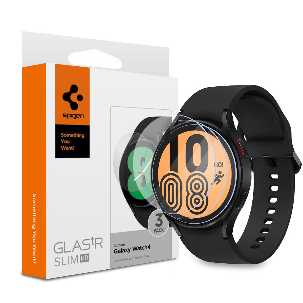 Screen Protector Glas:tR SLIM (3-pack) Samsung Galaxy Watch 4 44mm