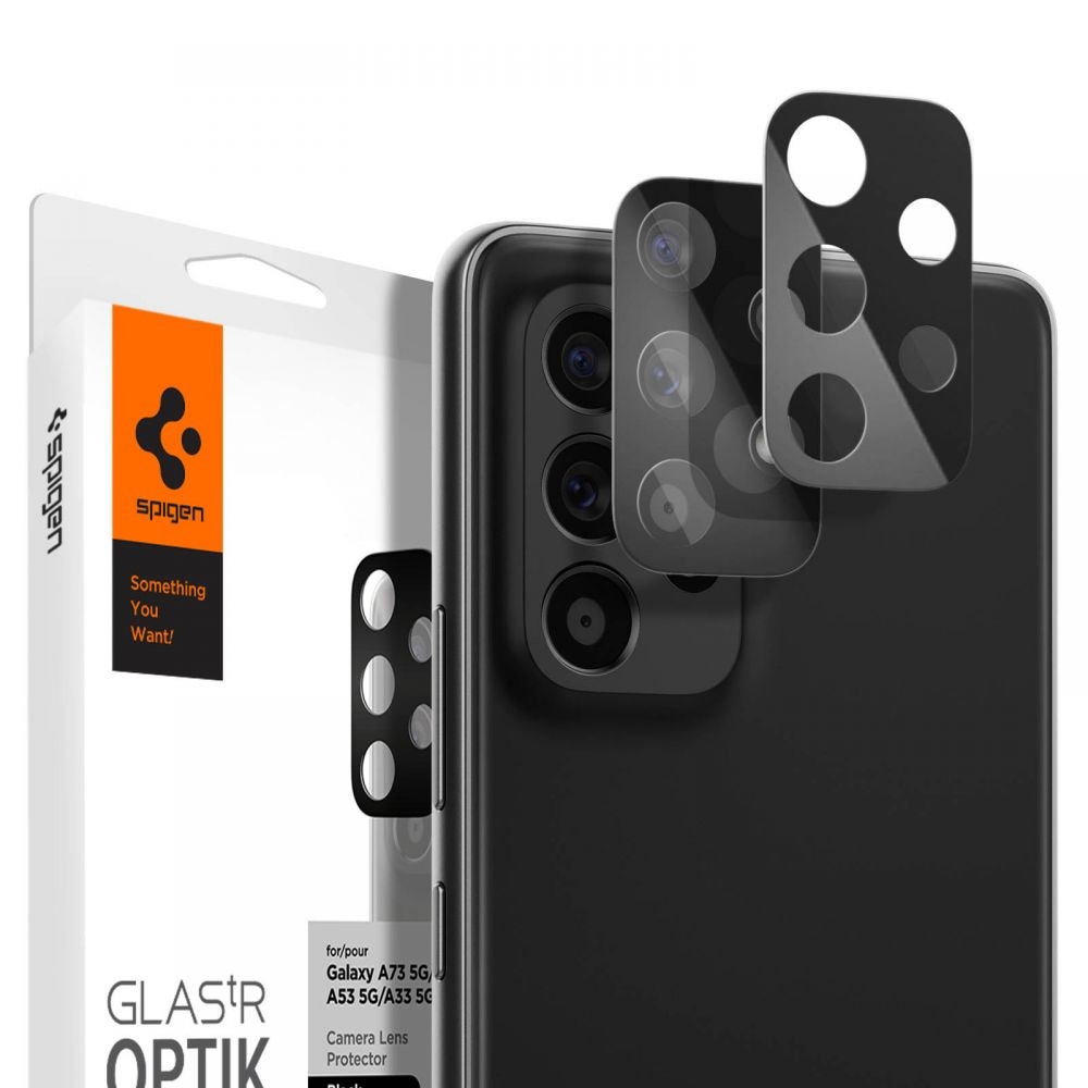 Optik Lens Protector (2 pièces) Samsung Galaxy A33/A53/A73 Black