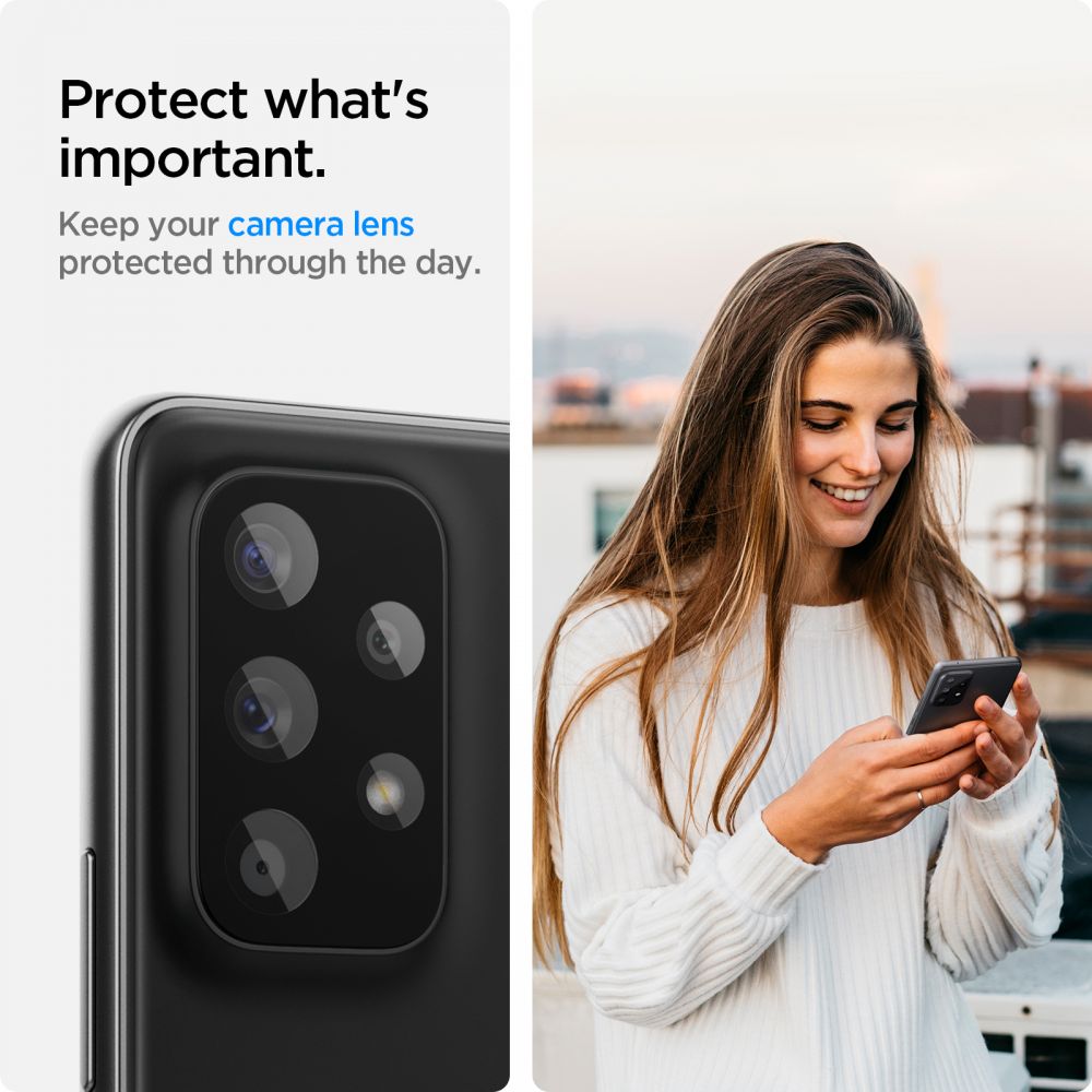 Optik Lens Protector (2 pièces) Samsung Galaxy A33/A53/A73 Black