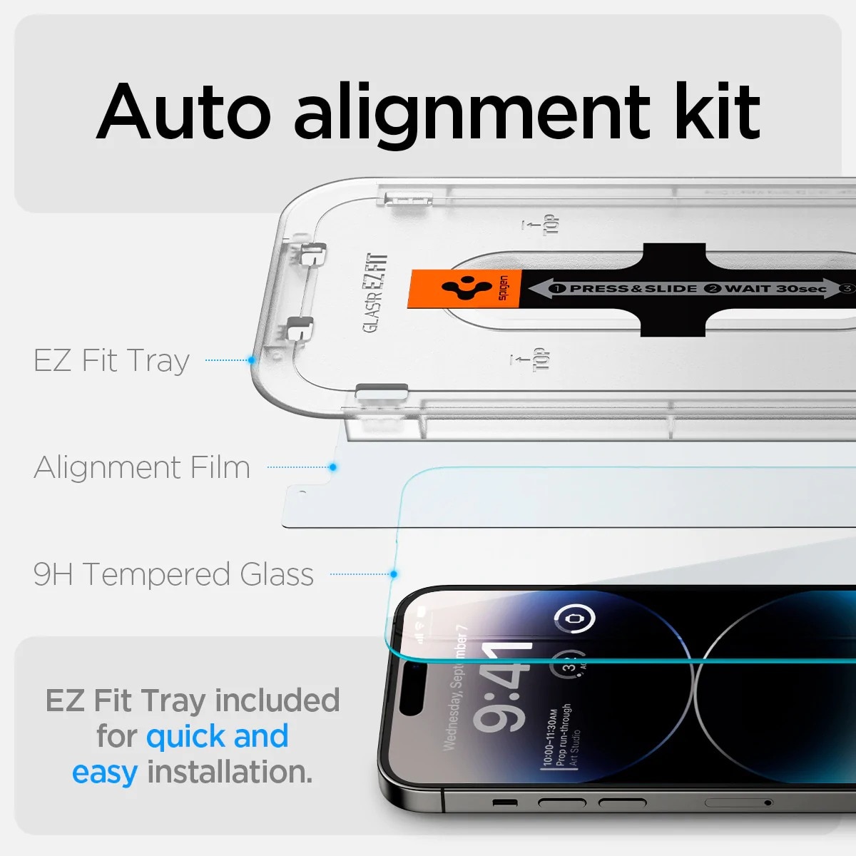 Screen Protector GLAS EZ Fit (2 pièces) iPhone 14 Pro Max