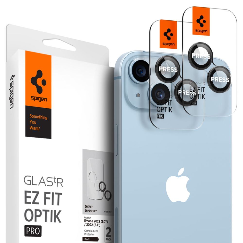 EZ Fit Optik Pro Lens Protector iPhone 14 Black