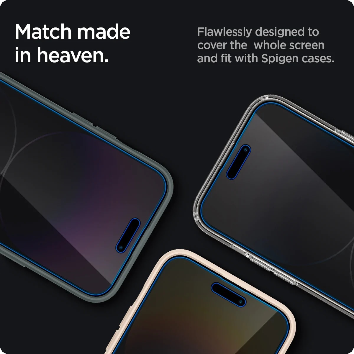 Screen Protector Privacy GLAS EZ Fit (2 pièces) iPhone 14 Pro
