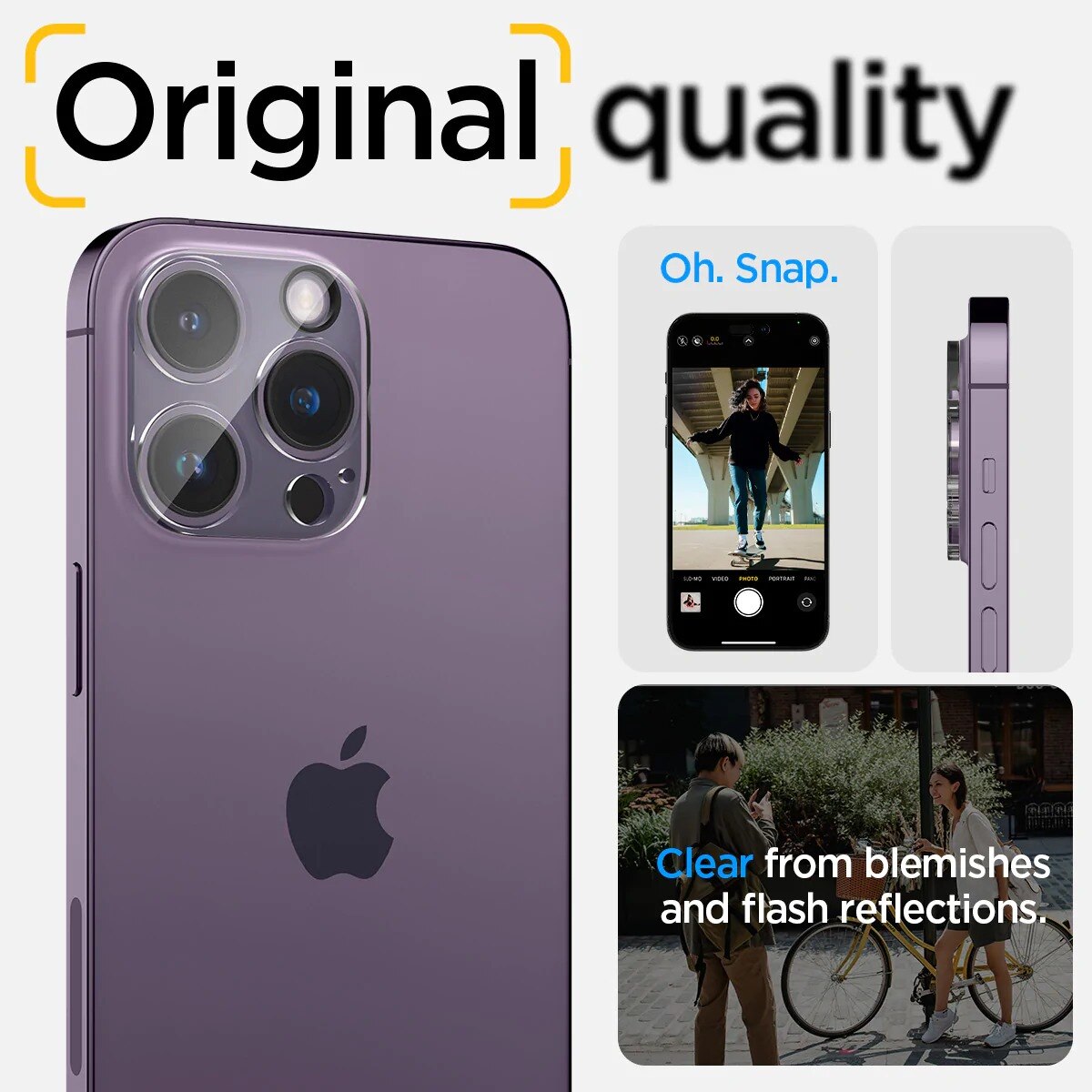 Optik Lens Protector (2 pièces) iPhone 14 Pro Crystal Clear