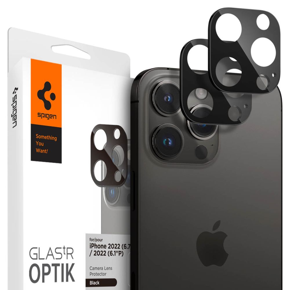 Optik Lens Protector (2 pièces) iPhone 14 Pro/14 Pro Max Black
