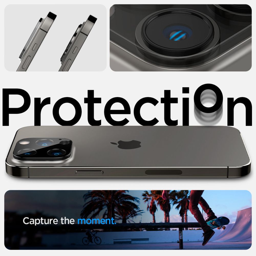 Optik Lens Protector (2 pièces) iPhone 14 Pro Black
