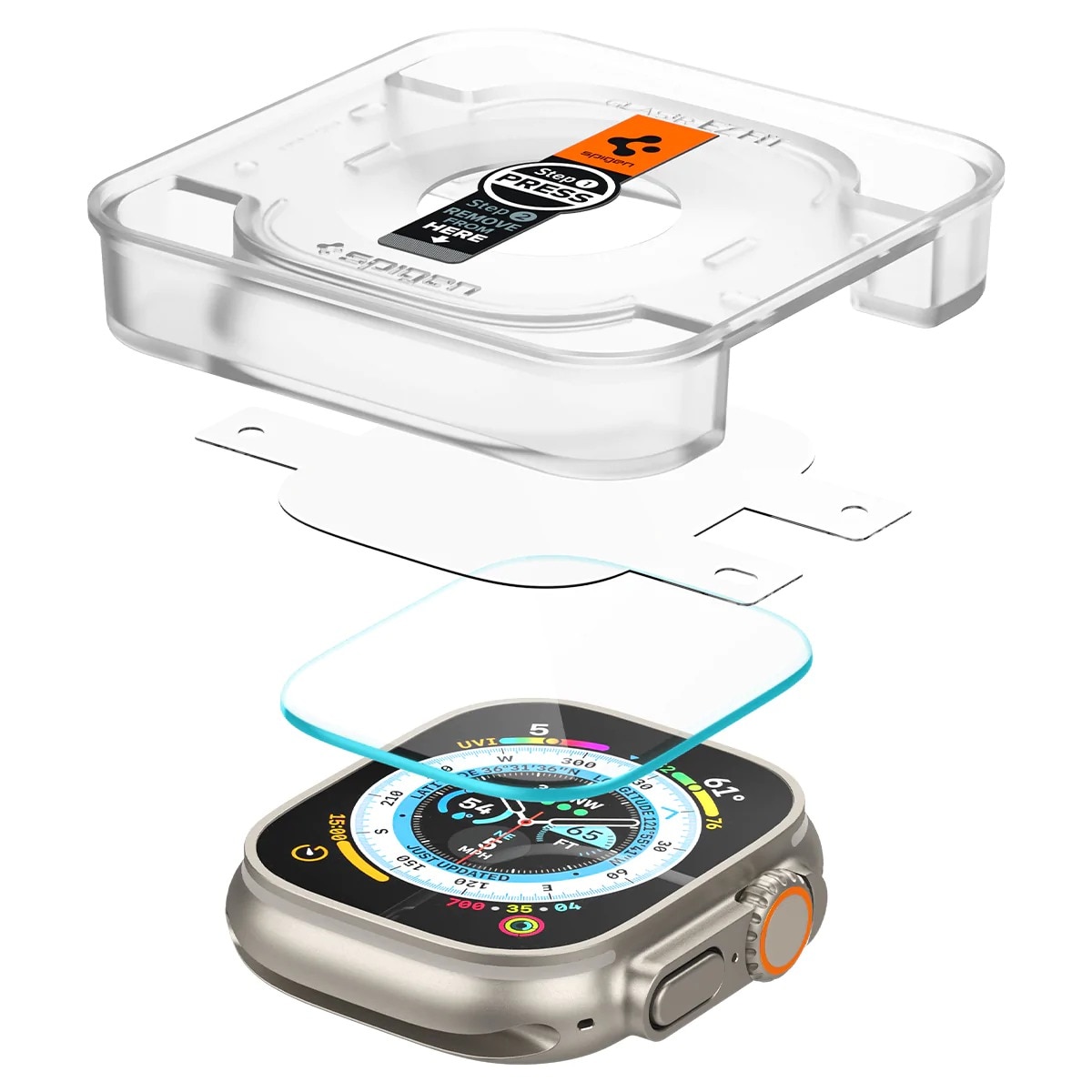 Protecteur d'écran EZ Fit GLAS.tR (2 pièces) Apple Watch Ultra 2 49mm