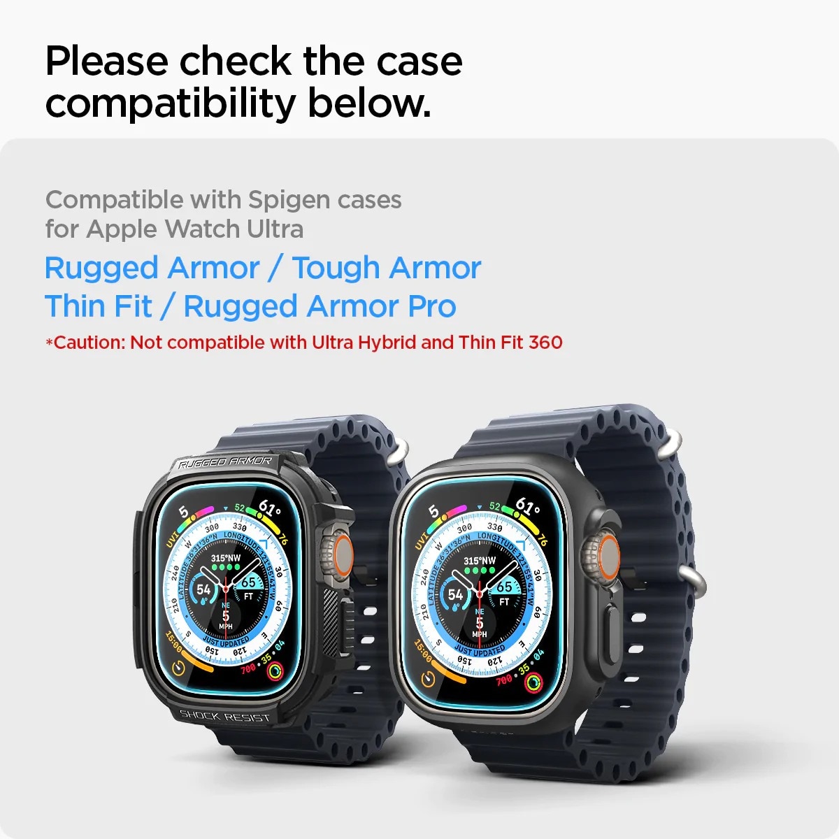 Protecteur d'écran EZ Fit GLAS.tR (2 pièces) Apple Watch Ultra 2 49mm