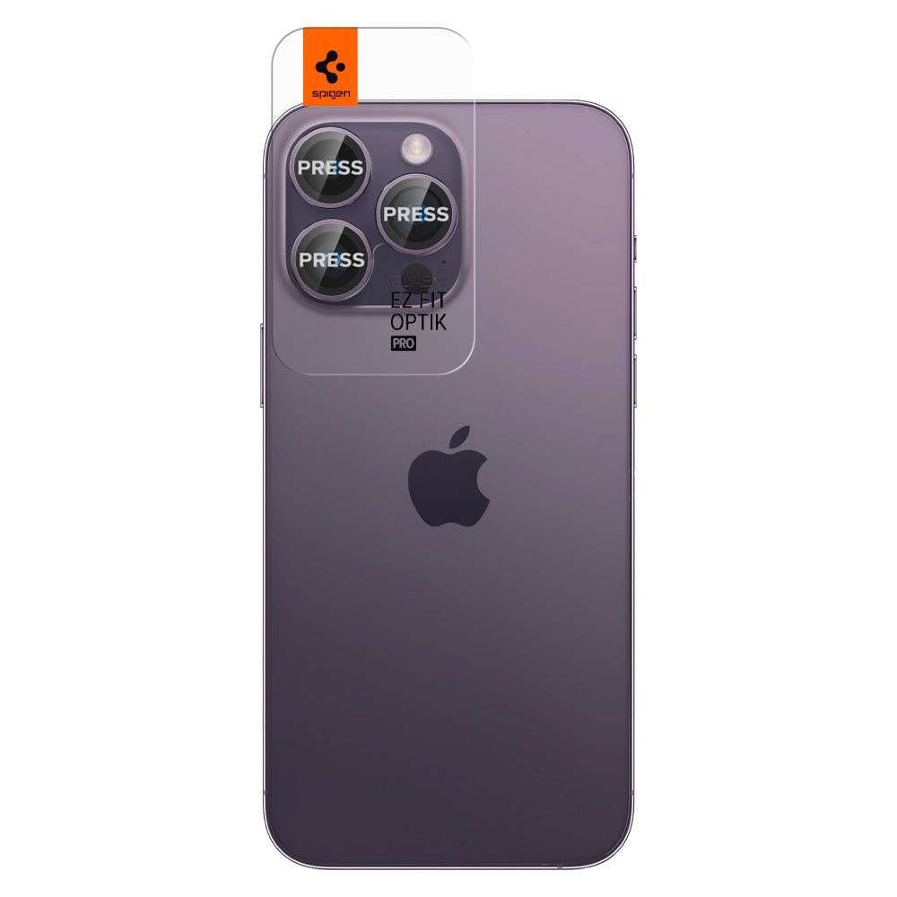 EZ Fit Optik Pro Lens Protector iPhone 14 Pro Max (2 pièces) Deep Purple