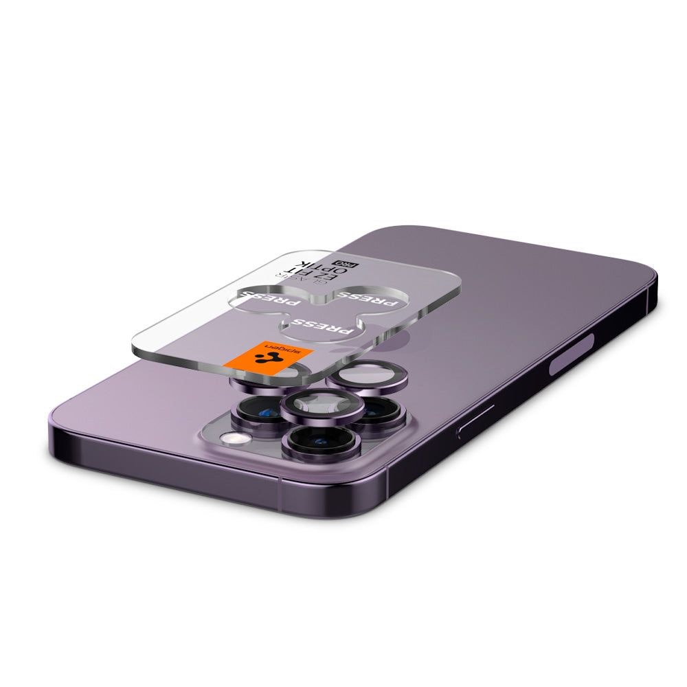 EZ Fit Optik Pro Lens Protector iPhone 14 Pro Max (2 pièces) Deep Purple