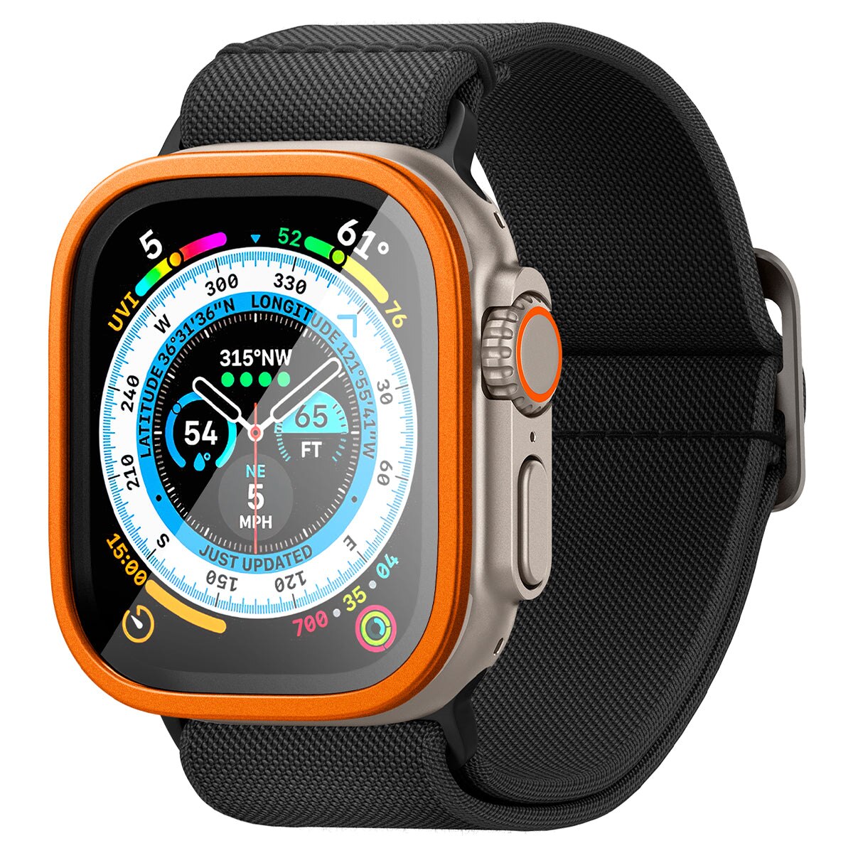 Screen Protector Glas.tR Slim Pro Apple Watch Ultra 2 49mm, orange