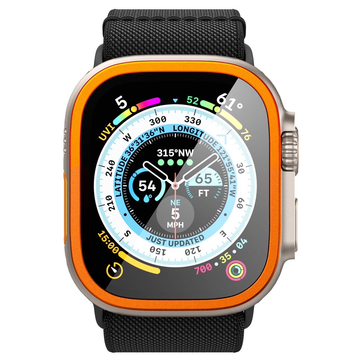 Screen Protector Glas.tR Slim Pro Apple Watch Ultra 2 49mm, orange