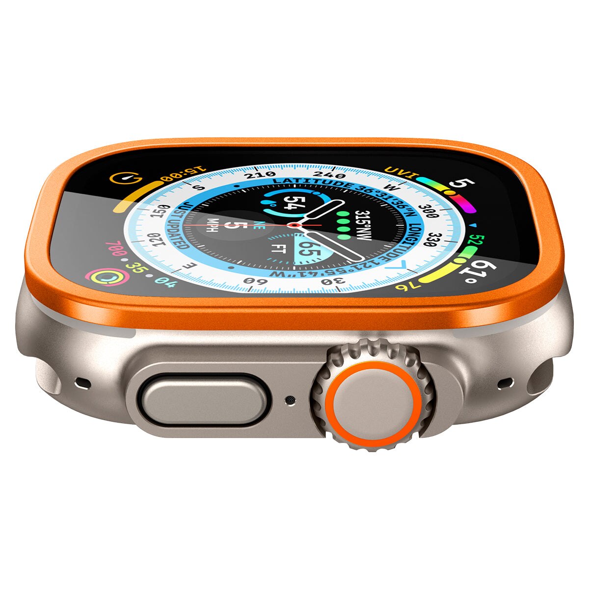 Screen Protector Glas.tR Slim Pro Apple Watch Ultra 49 mm, orange