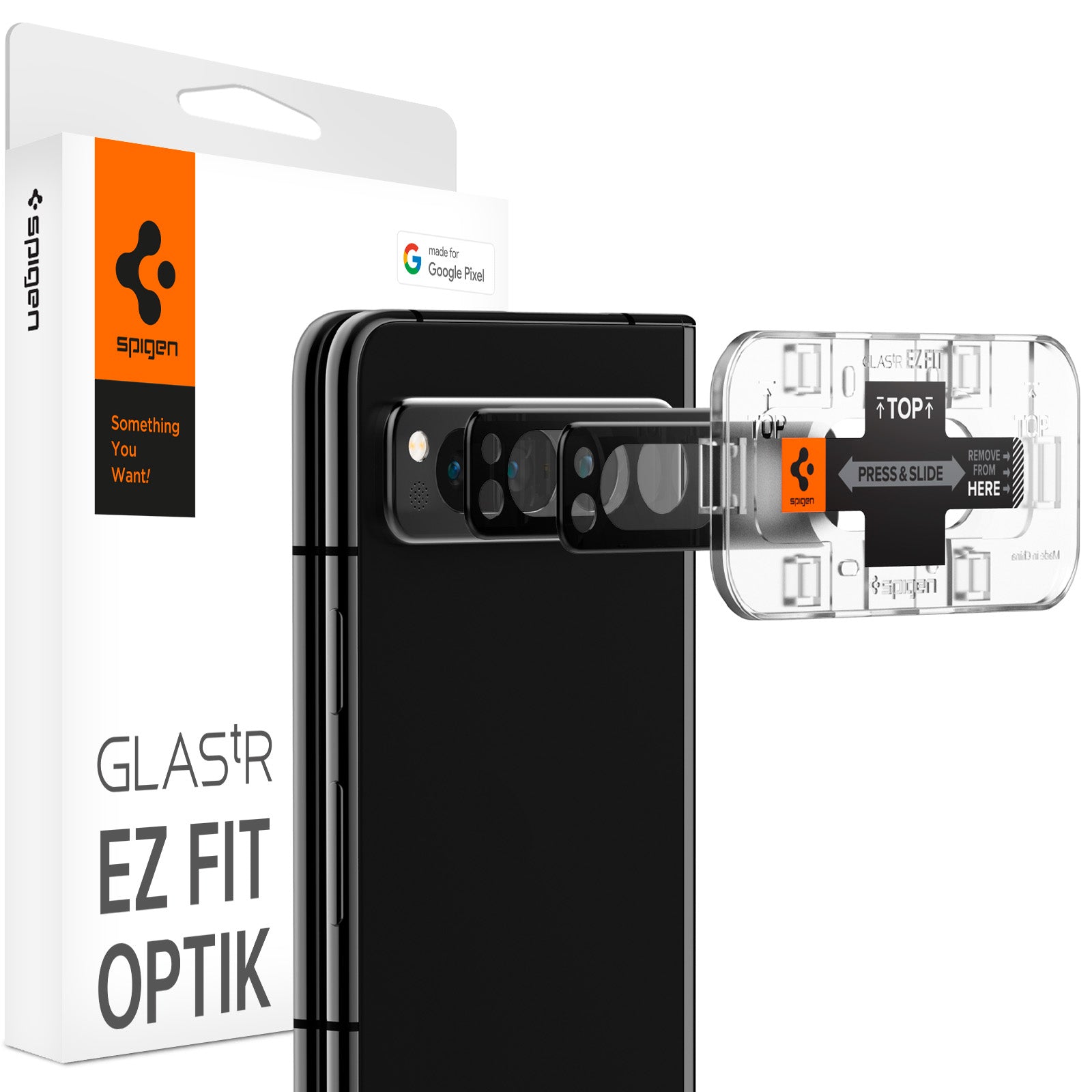 EZ Fit Optik Lens Protector Google Pixel Fold (2 pièces) Black