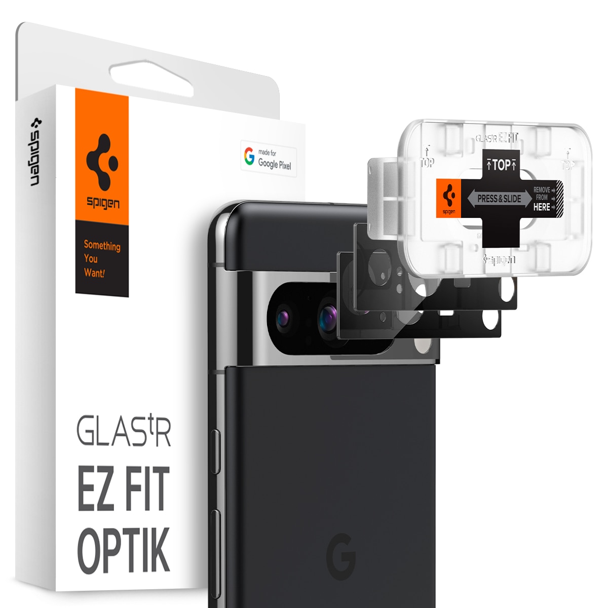 EZ Fit Optik Lens Protector Google Pixel 8 Pro (2 pièces), Black