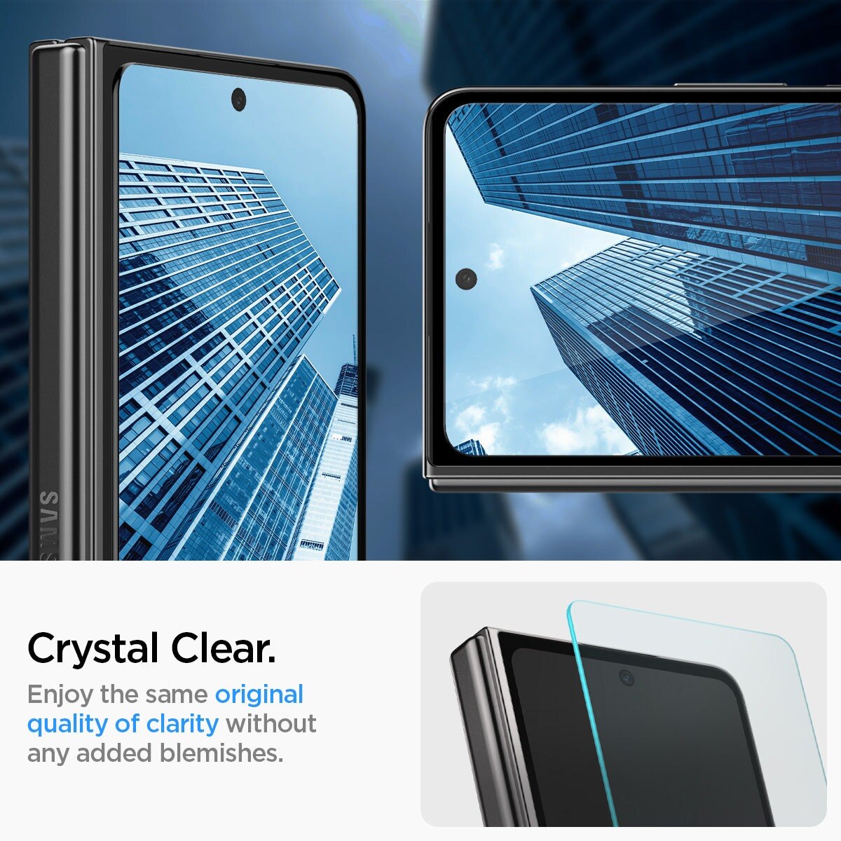 Cover Screen Protector GLAS.tR EZ Fit (2 pièces) Galaxy Z Fold 5