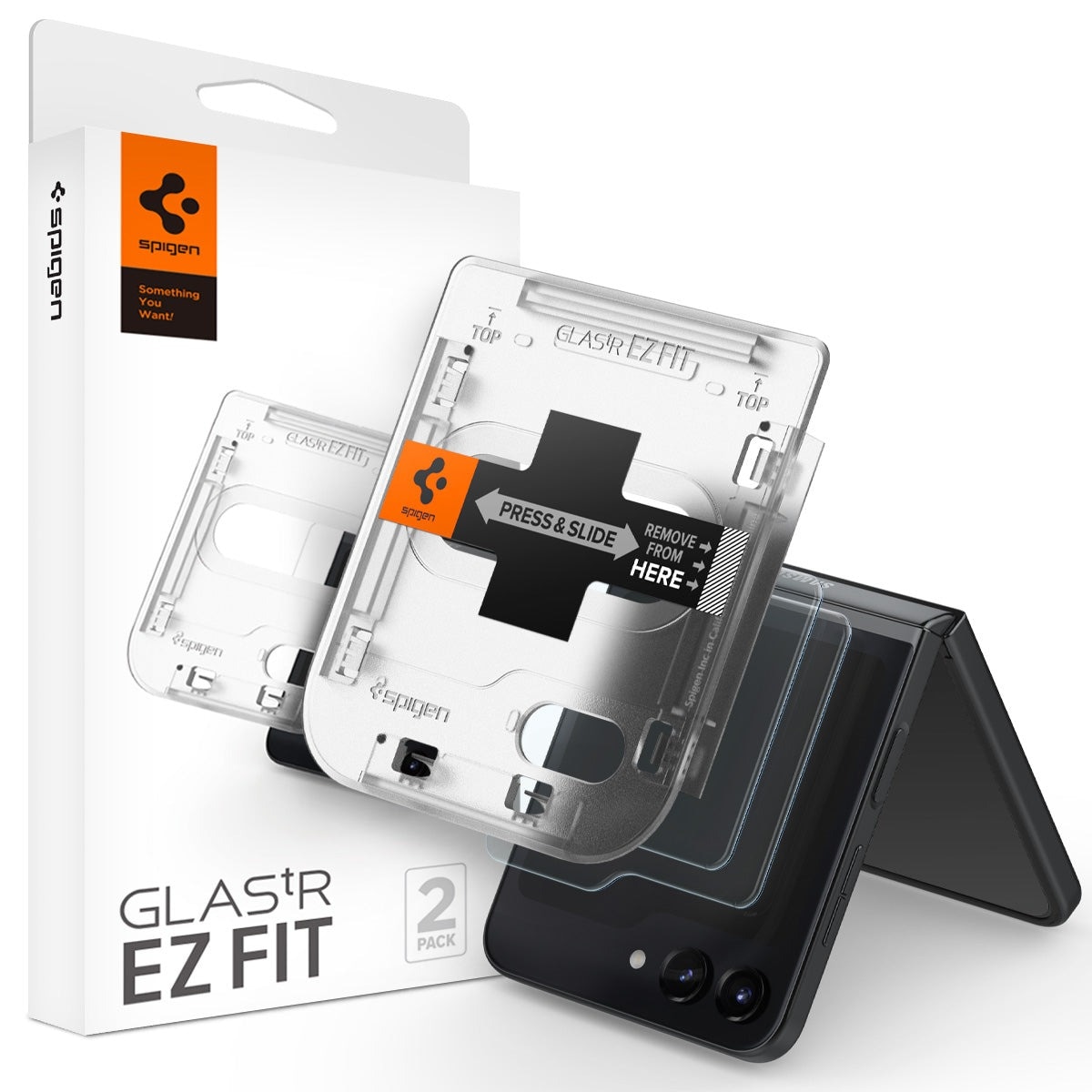 Cover Screen Protector GLAS.tR EZ Fit (2 pièces) Galaxy Z Flip 5