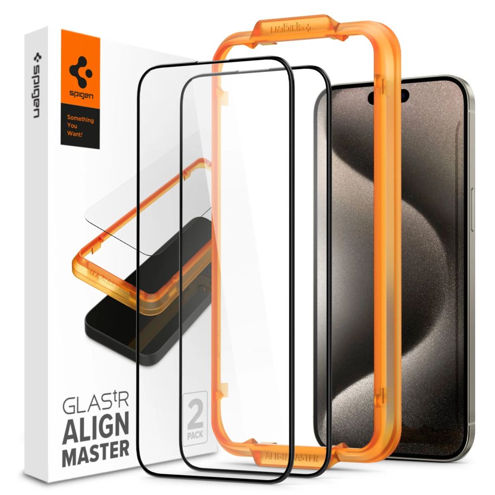 AlignMaster GLAS.tR Full Cover (2 pièces) iPhone 15 Pro Max