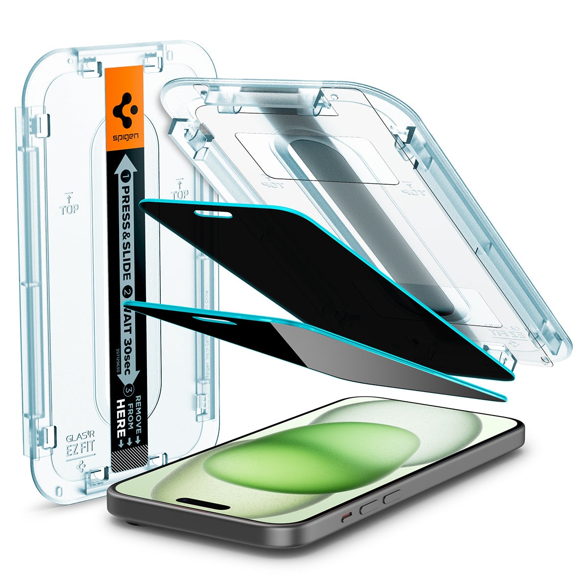 Screen Protector Privacy GLAS EZ Fit (2 pièces) iPhone 15 Plus
