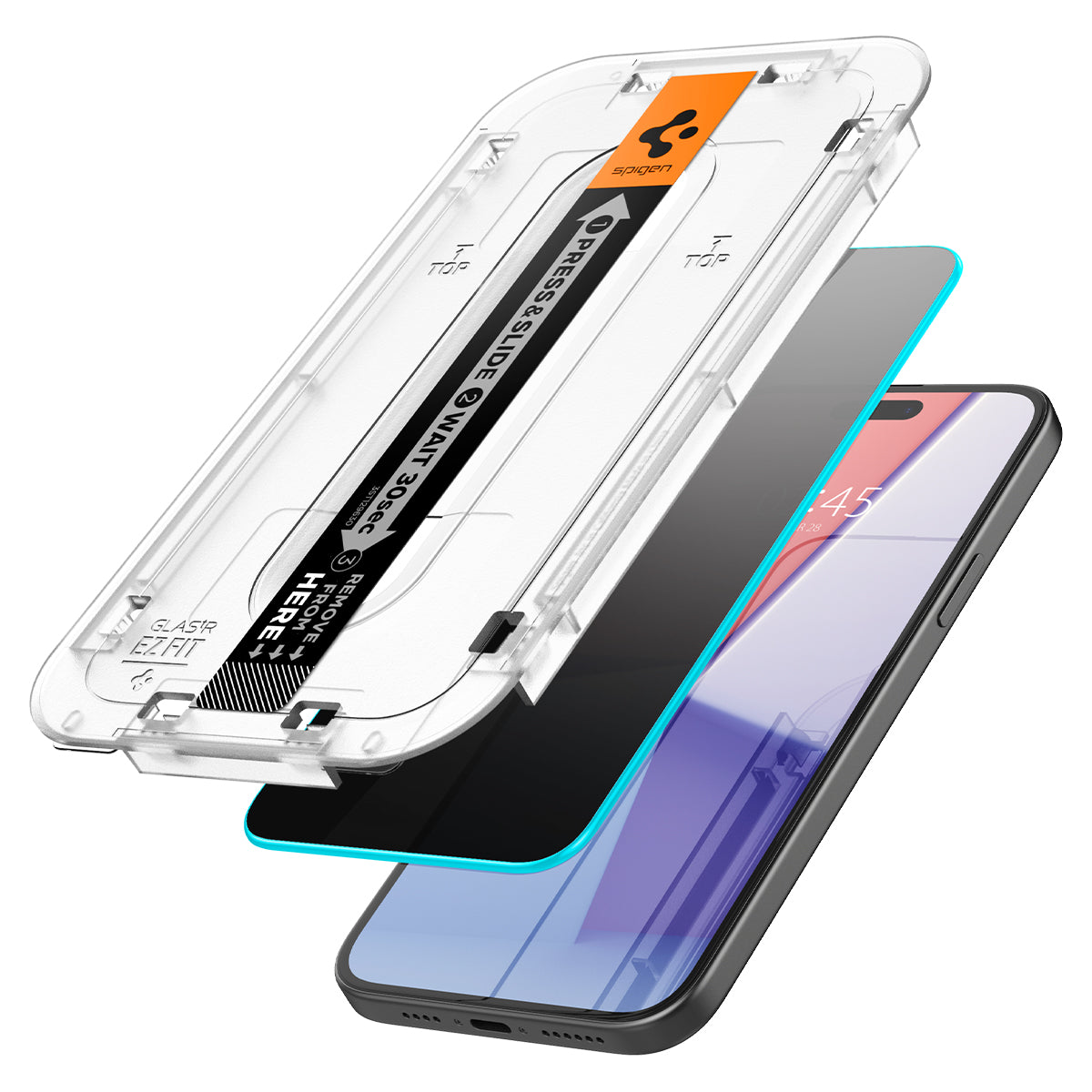 Screen Protector Privacy GLAS EZ Fit (2 pièces) iPhone 15 Plus