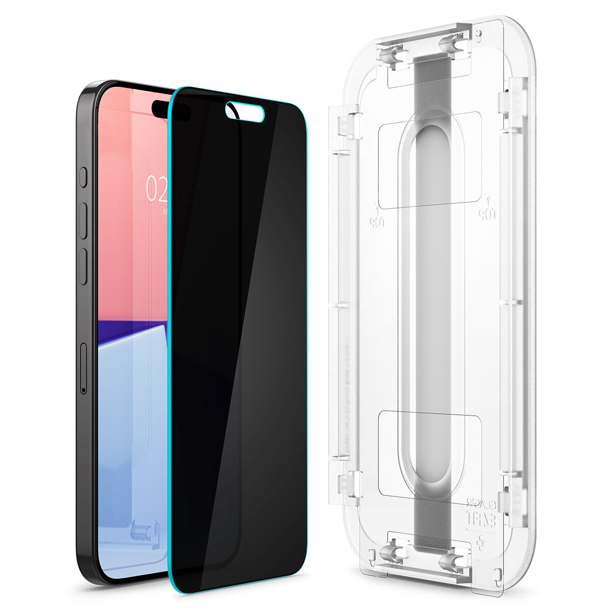 Screen Protector Privacy GLAS EZ Fit (2 pièces) iPhone 15 Pro