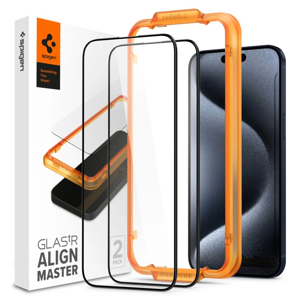 AlignMaster GLAS.tR Full Cover (2 pièces) iPhone 15 Pro