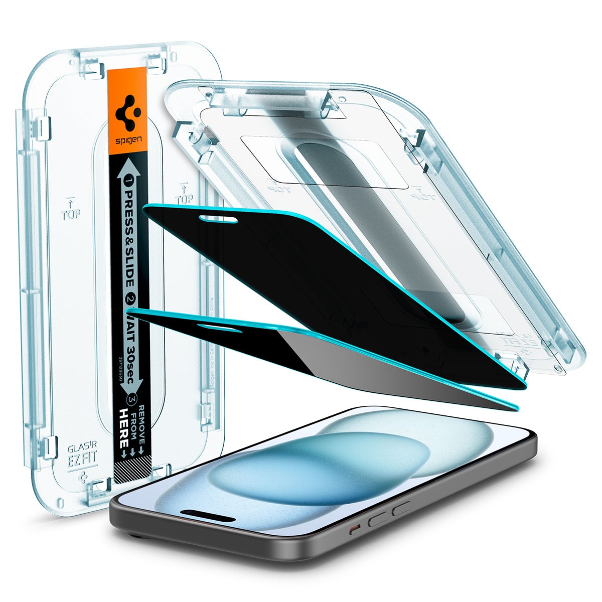 Screen Protector Privacy GLAS EZ Fit (2 pièces) iPhone 15